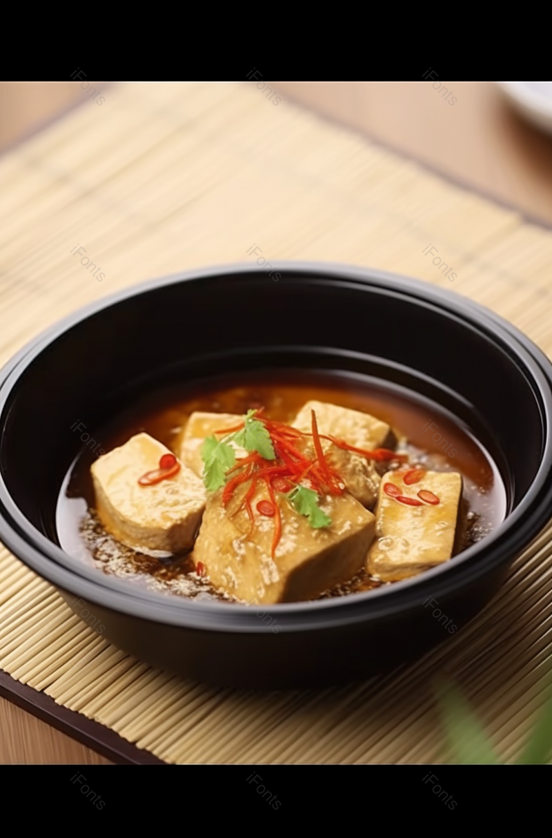 石锅老豆腐地方特色美食图片背景,高清,摄影图,摄影图片,图片大全,摄影图免费下载
